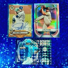 2022 GQ Luis Patino AUTO /150 Indigo #GQA-LP Bowman Top 100 #BTP-26 Debuts #PD11