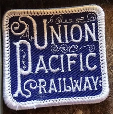 Union Pacific Railroad  Train Railway Patch Embroidered