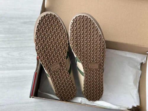 Onitsuka Tiger Mexico 66 stylische klassische beige/grasgrün Unisex Freizeit Sneaker - Bild 7 von 10