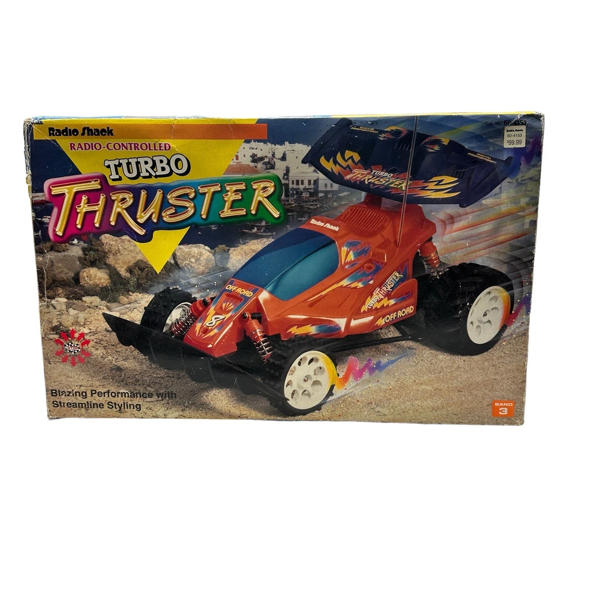 VTG Radio Shack Turbo Thruster Buggy Rare RC Radio Controlled Untested