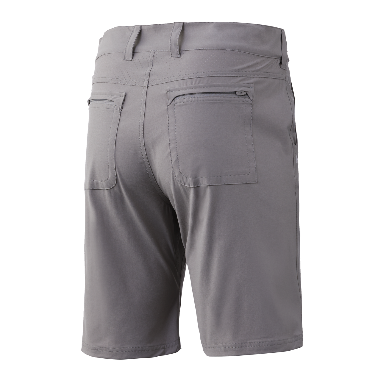 Huk Men's Next Level QuickDrying Performance Fishing Shorts Grey10.5