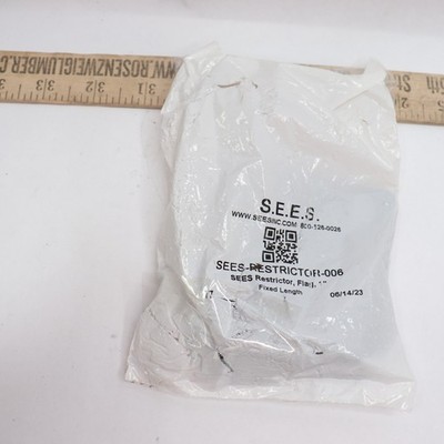 Sees Elevator Door Restrictor Flag Black 1'' 006