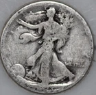 * 1923-S Walking Liberty Half Dollar 90% Silver As Shown