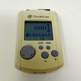 Tested Fresh Batteries Sega Dreamcast Visual Memory Unit VMU Gray HKT-7000 OEM
