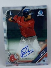 2019 Bowman Chrome 1st Auto Danny Diaz RC Autograph Red Sox