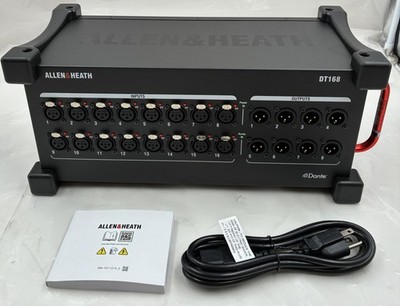 ALLEN & HEATH DANTE DT168 I/O EXPANDER 16 XLR INPUT / 8 XLR OUTPUT