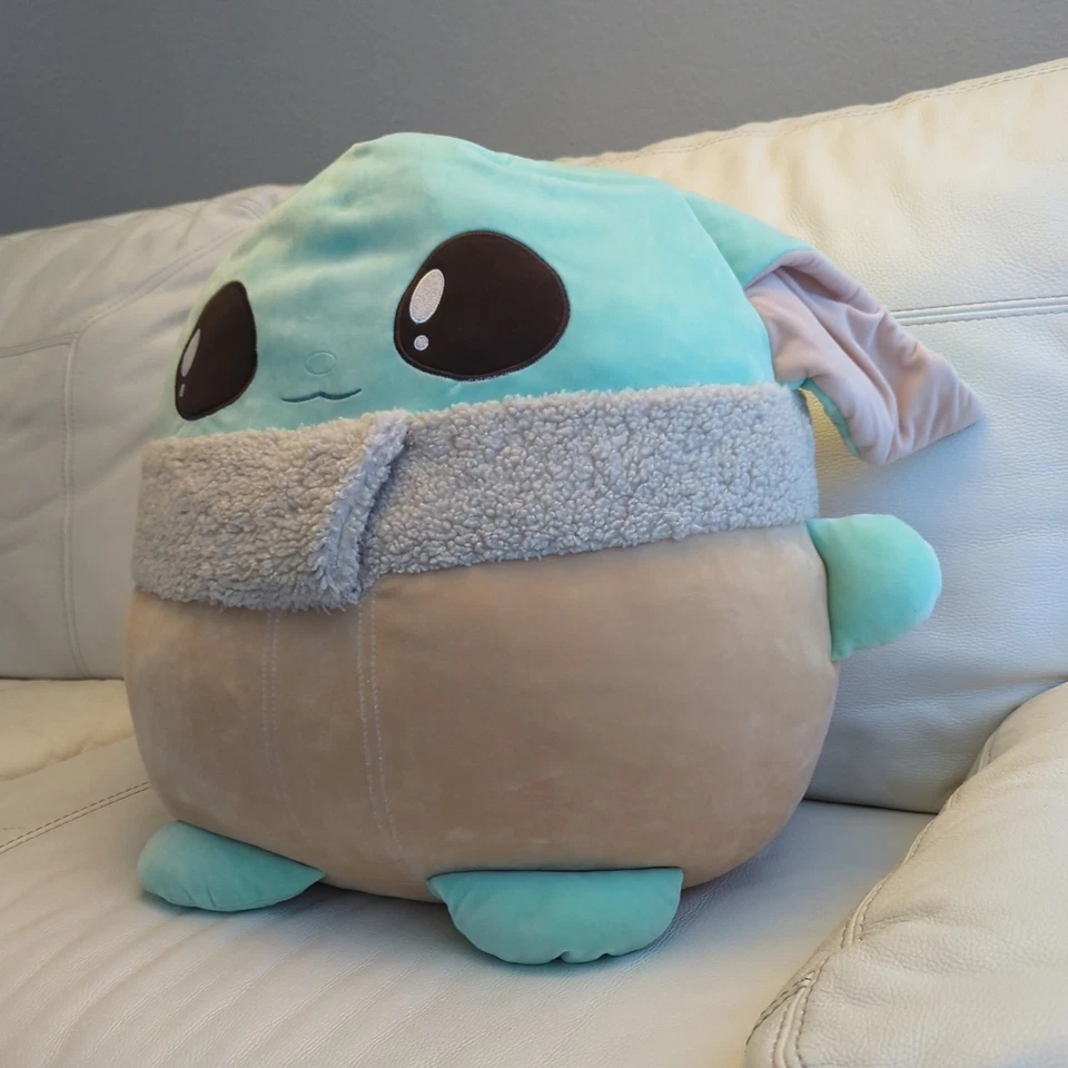 Mattel Star Wars Cuutopia Grogu Plush Toy | 20 in H 20 in W 10 in L | Mint cond. - Image 3 of 4