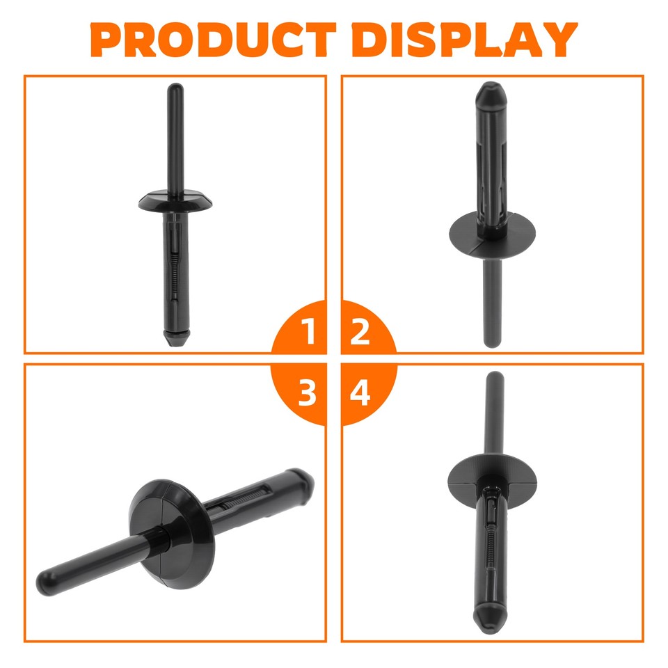 For Dodge Challenger Nylon Plastic Bumper Rivets Car Body Fastener ...