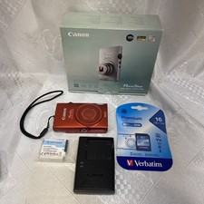 Canon PowerShot ELPH 110 HS digital camera red 16.1 MP New Battery & 16 GB SDHC