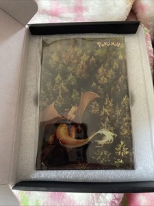 Pokémon Charizard Flying With Ash On His Back Acrylic Brick