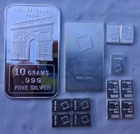 Fractional Silver Bar and Round Lot - 31 Grams .999 Silver Bars and Rounds