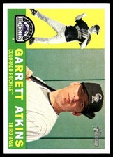 Garrett Atkins 2009 Topps Heritage #375 Rockies MLB READ FREE SHIP AutographDen