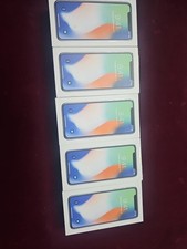5 Apple iPHONE X Boxes Only