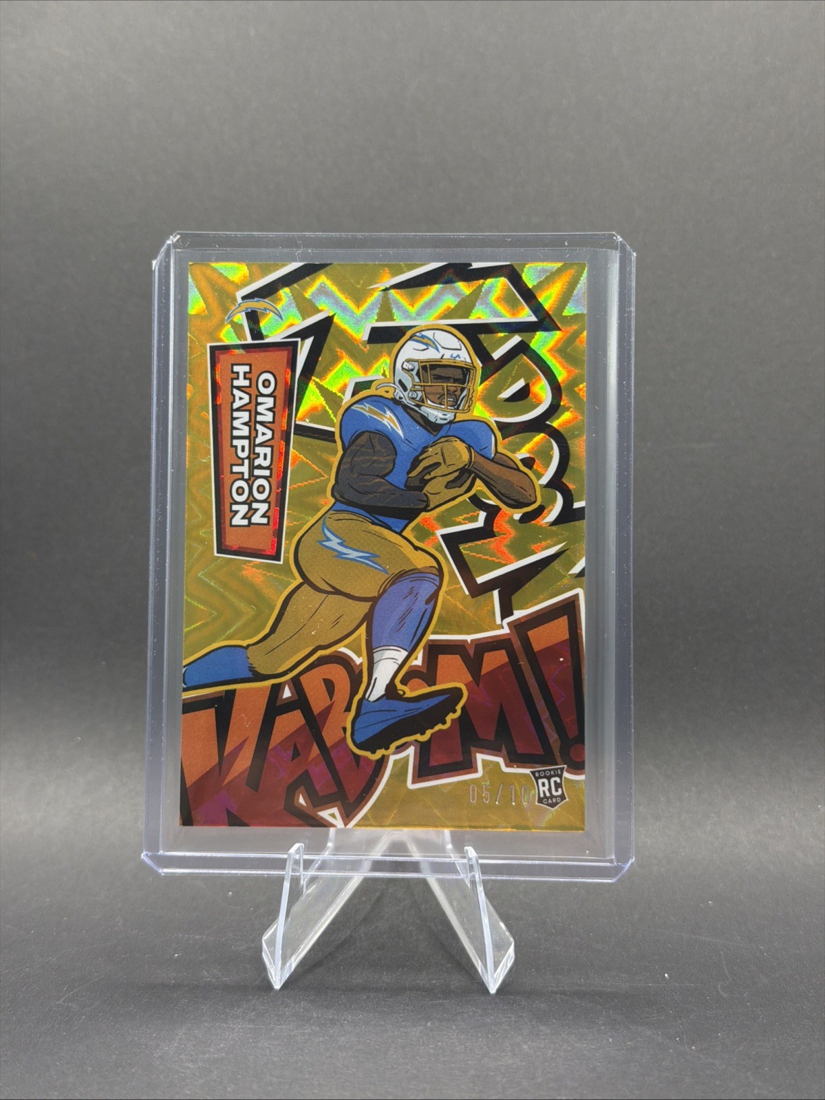 2025 Panini Absolute Omarion Hampton /10 GOLD KABOOM 🤯 #39