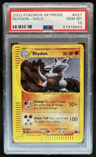 Rhydon graded PSA 10 for sale on eBay