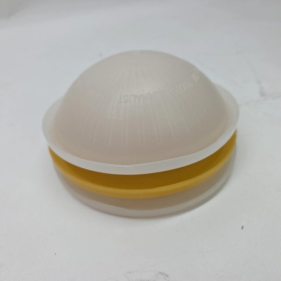 Lote de 3 difusores de flash Gary Fong esfera de luz redonda cúpula suave L2SPJD blanco tostado Foto 4 de 4