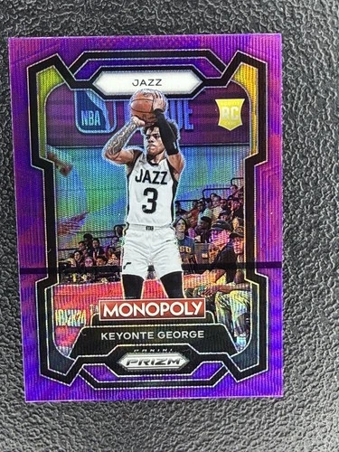 2023-24 Panini Prizm Monopoly #87 Keyonte George Purple