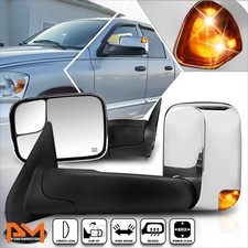 For 02-09 Dodge Ram 1500-3500 Powerheated Chrome Towing Mirrorled Signal Lamp For 02-09 Dodge Ram 1500-3500 Powerheated Chrome Towing Mirrorled Signal Lamp