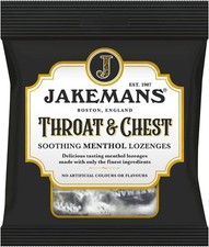 Jakemans Throat & Chest Soothing Menthol Lozenges - 73g