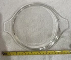 Vintage, Pyrex, Clear Glass LID ONLY 474 -C-1, Round W/Handles (1)