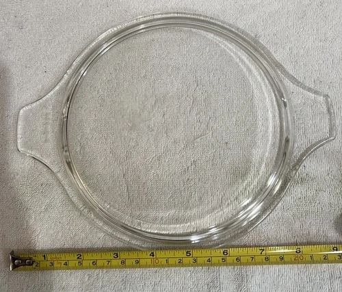Vintage, Pyrex, Clear Glass LID ONLY 474 -C-1, Round W/Handles (1)