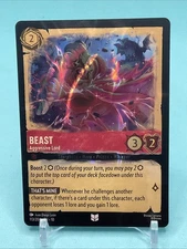 Lorcana Whispers in the Well - Cold Foil: Beast, Aggressive Lord - #113