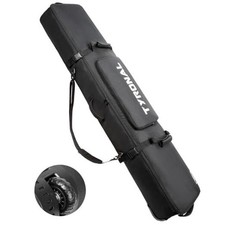 Snowboard Bag with Wheels,Heavy Duty 600D Polyester Oxford Wear 160CM DK BLK