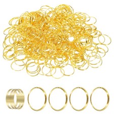 Mini Split Rings 14mm 304 Stainless Steel Jump Ring Gold, Pack of 300