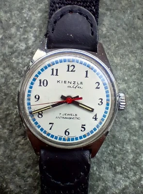  Vintage ca 1950er Kienzle Alfa Armbanduhr Watch  - Bild 1 von 4
