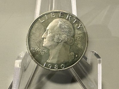 1985-S  Washington Quarter Proof    Nice US  Coin   Uncirculated Pretty Much  