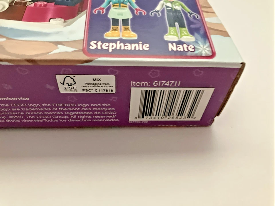 Lot LEGO Friends Snow Ski Resort  Sets 41322,  41323,  41324, 41319 SEALED NEW - Image 3 of 4