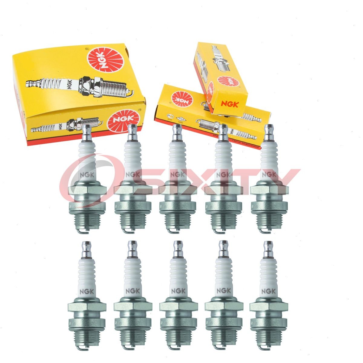 10 pc NGK 92231 AB-6 BLYB Standard Spark Plugs for UK10 UD16 TC86 TC85 S85F qj