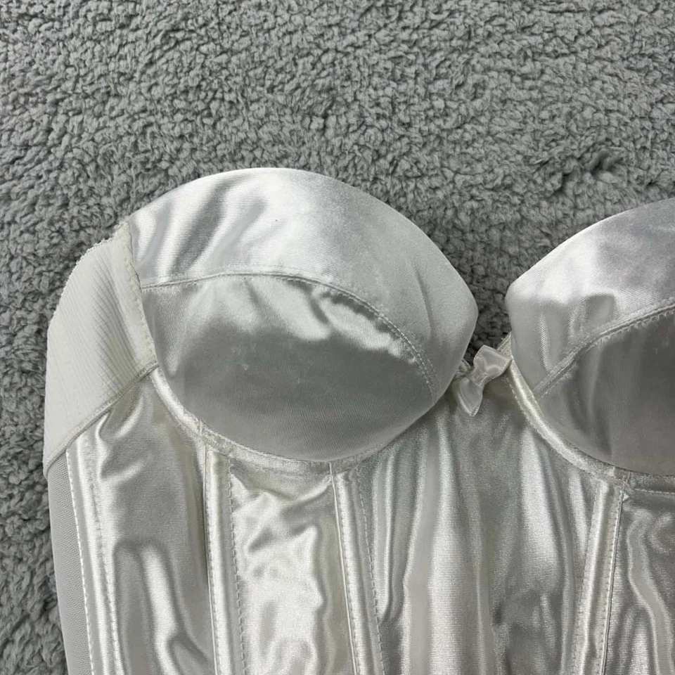 Wonderbra Bra 34A Push Up Bra 7554 Corset Bustier Bra Underwire Satin - Image 2 of 4