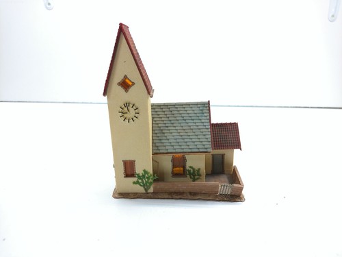 Faller H0 pequeña iglesia del pueblo - construida - sin embalaje original #14251 | Condition: Gebraucht