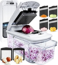 Fullstar 4-in-1 Vegetable Chopper, Mandoline Slicer Cheese Grater, Spiralizer UK