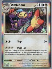 Ambipom 079/094 Rare Phantasmal Flames Pokemon Holo Near Mint