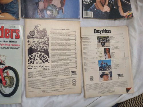 Lot 21 EASYRIDER Magazines Motorcycles Biker 70s 80s - 00s Era C2 - Picture 15 of 24