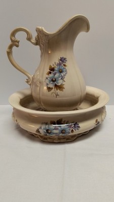 Vintage ROYAL HAEGER Pitcher and Basin 4292 & 4293  USA 