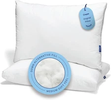 Casper White Original Bed Pillows For Sleeping Size King Pack Of 2