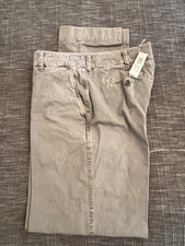 JAMES PERSE Rigid Canvas Work Pant Silver Grey Mens Size 34 MRCC1390 $295