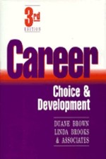Career Choice and Development by Duane Brown: Used