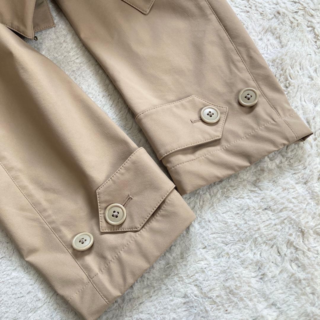 J. PRESS Balmacaan Trench Mackintosh Car Coat Beige Mens Medium