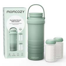 Momcozy 22oz Portable Breast Milk Cooler for Outdoor, Life Saver 22oz, Green