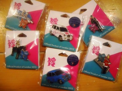 2012 London Summer Olympic Games NOC NIP Pinback (Choose Your Pin)