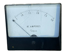 Simpson AC Amperes 0-3.0, Made in USA