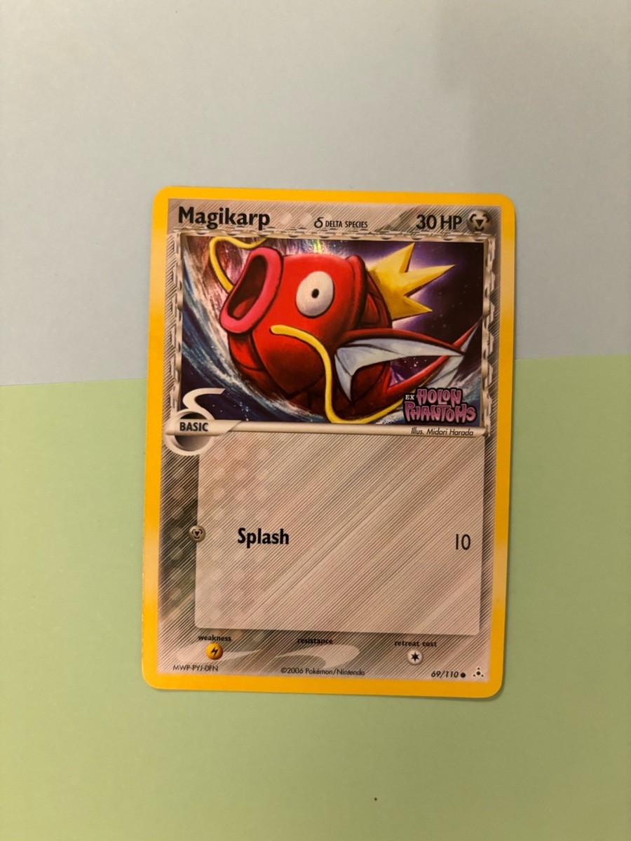 Pokémon TCG Magikarp #69 EX Holon Phantoms Stamped Reverse Holo