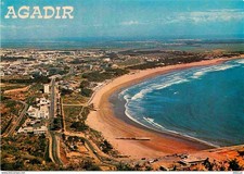 Postcard - Morocco - Agadir - Panoramic view of the bay - Aerial view - CPM