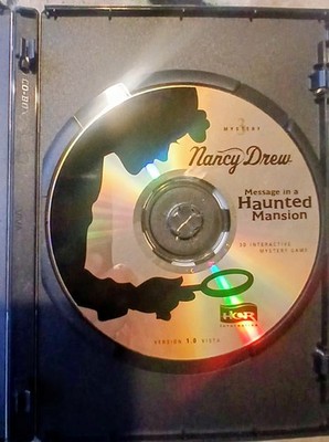 Nancy Drew Message In A Haunted Mansion PC Video Game CD-ROM Software Rated E