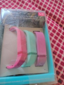 Fitbit Flex 3 Pk Vibrant Accessory Wristbands Bands Violet/Pink/Teal  S/P NEW