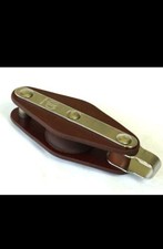 Tufnol Sailing Block single  bow and becket  12mm rope 43mm Sheave     HYE brand